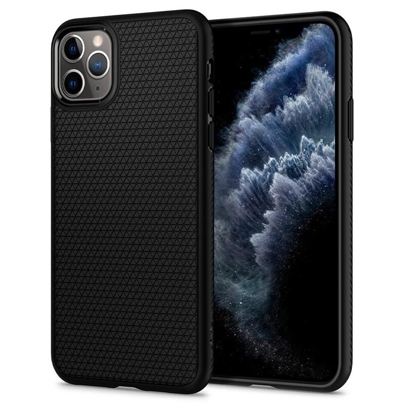 Spigen iPhone 11 Pro Skal Liquid Air Svart - Snyggt mobilskal