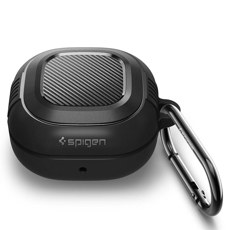 Spigen Samsung Galaxy Buds FE Case Rugged Armor Black - Skyddande skal till hörlurarna