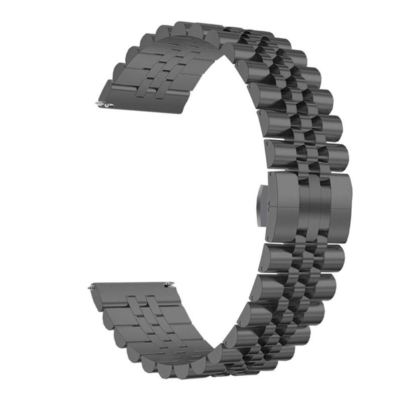 Stainless Steel Bracelet Amazfit GTR 4 Svart - Lyxig armband i rostfritt stål