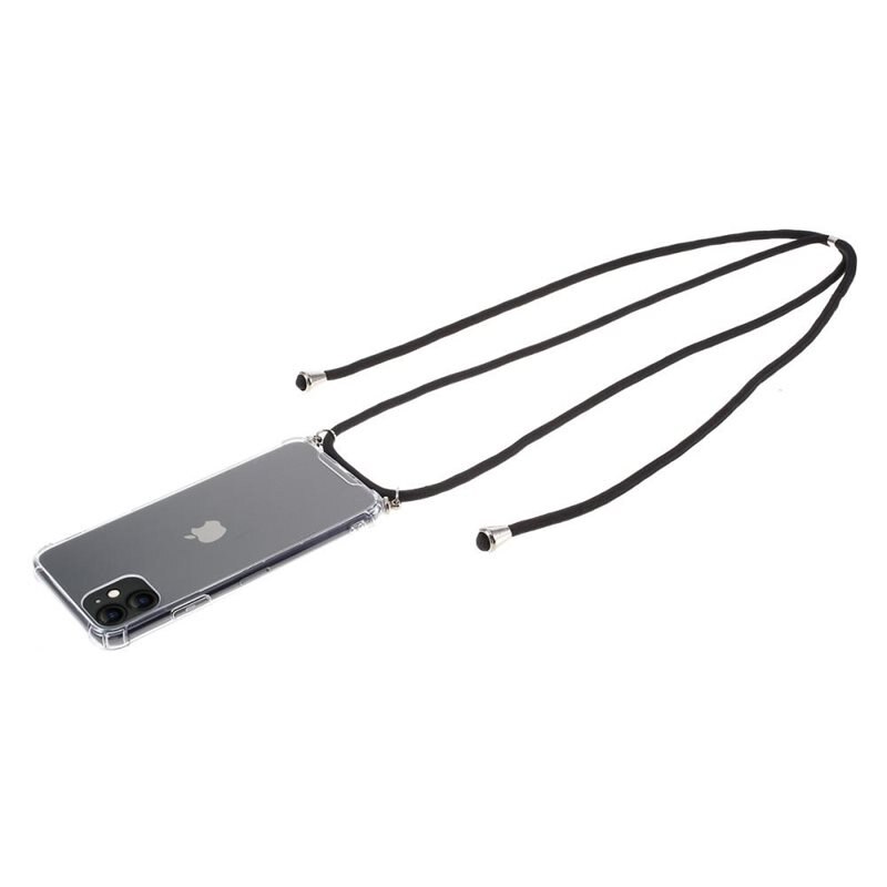 Skal Halsband iPhone 11 transparent - Mobilskal med praktisk bärrem
