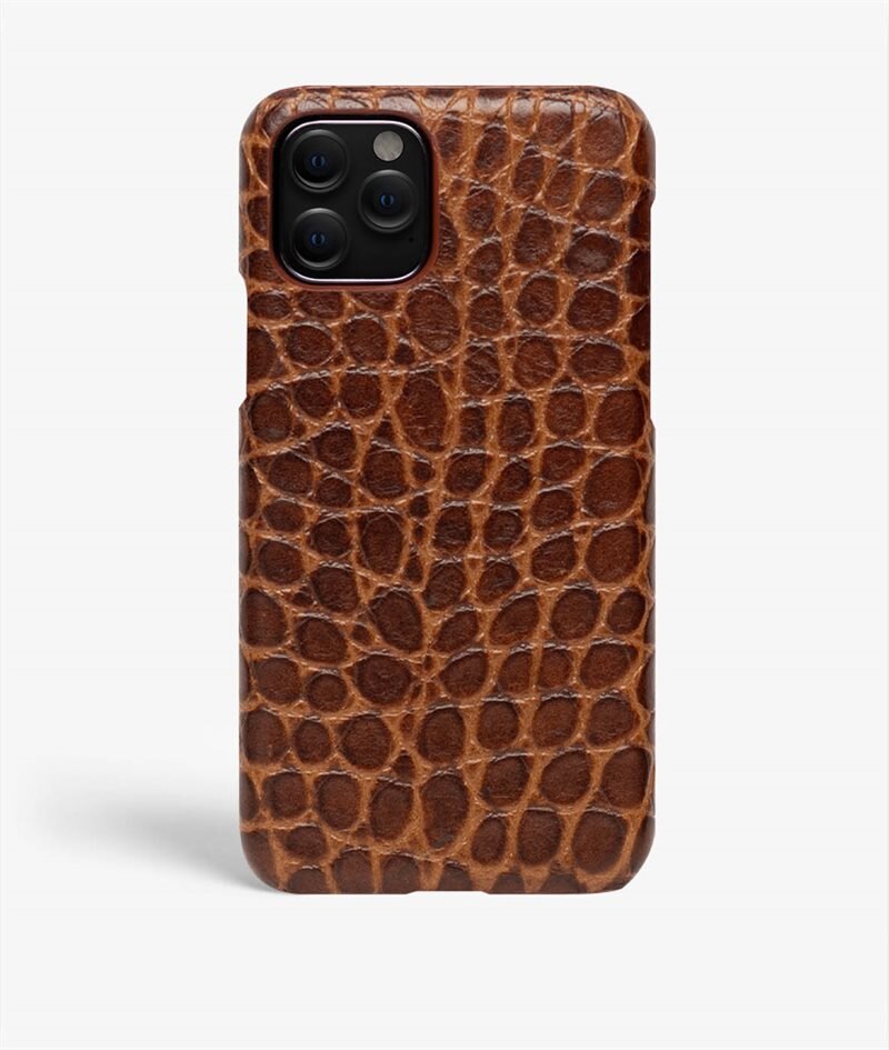 The Case Factory Skal iPhone 11 Pro Small Croco Brun