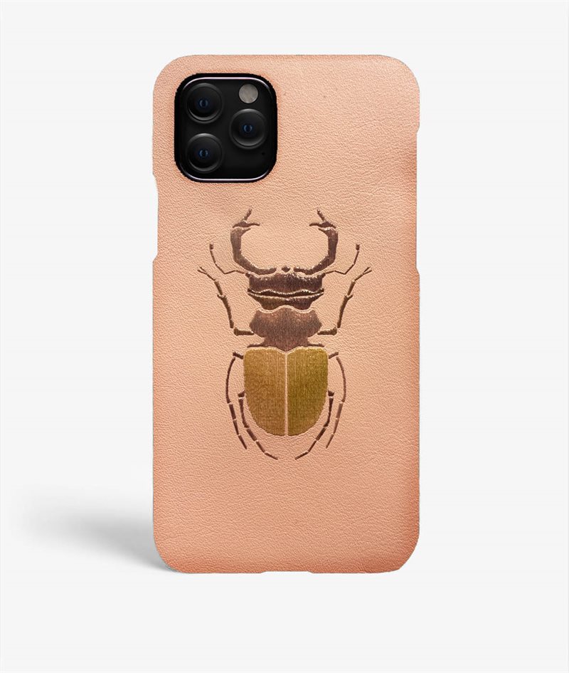 The Case Factory Skal iPhone 11 Pro Beetle Calf Dusty Pink