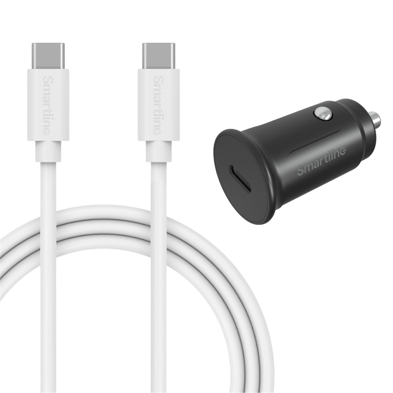 Komplett Billaddare Xiaomi Redmi Note 13 Pro 4G - 1m sladd & laddare USB-C - Smartline