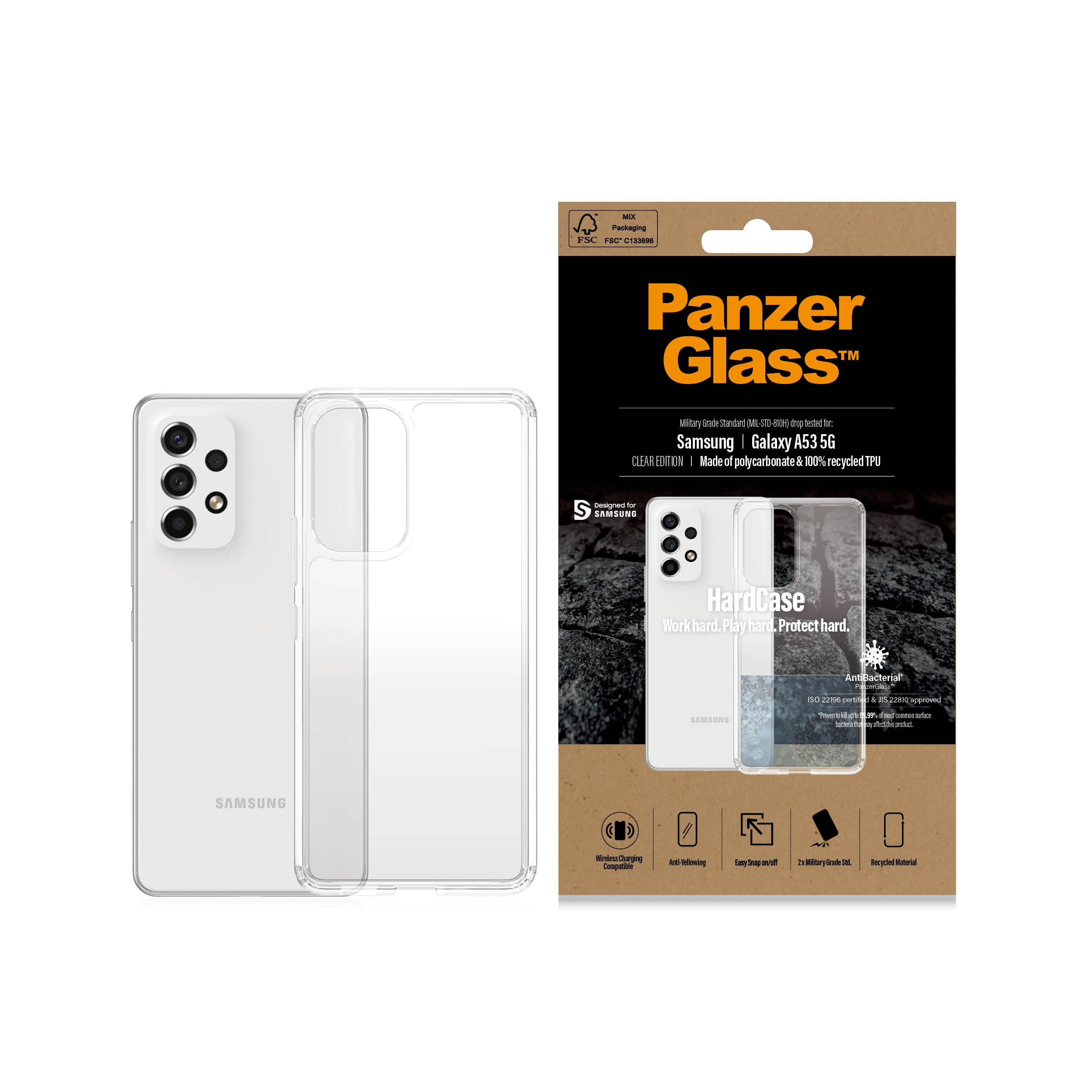 Samsung Galaxy A53 Hardcase Transparent