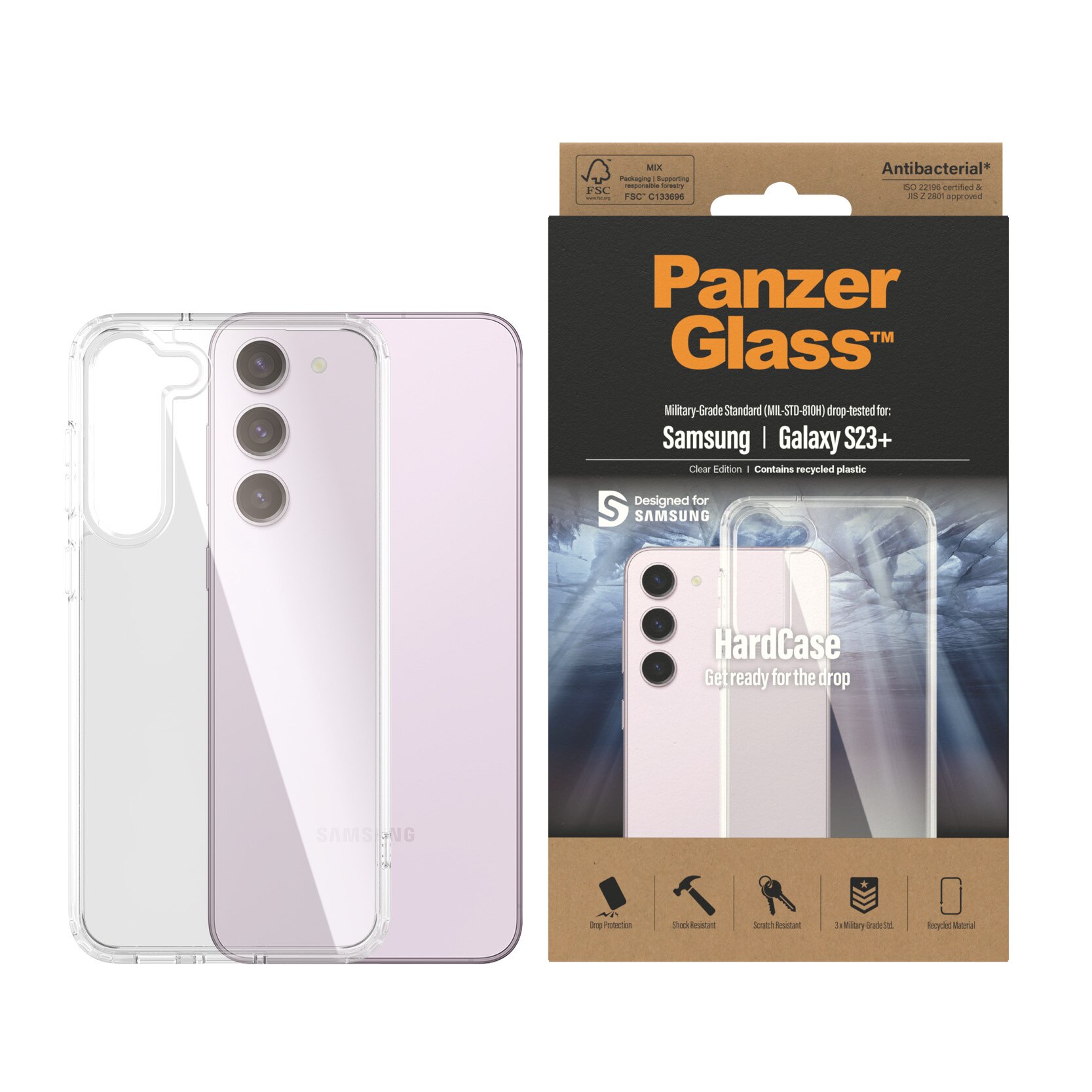 Samsung Galaxy S23 Plus Hardcase Transparent