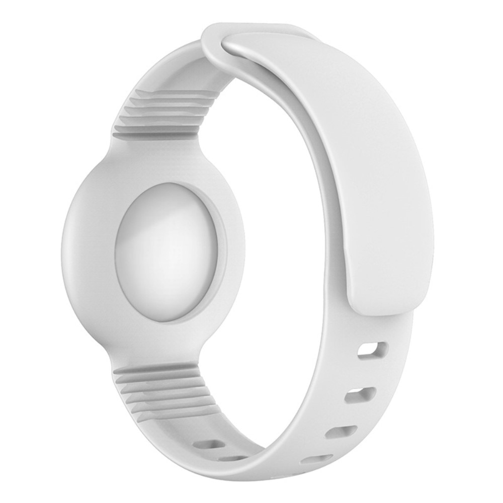 Silikonarmband Apple AirTag vit