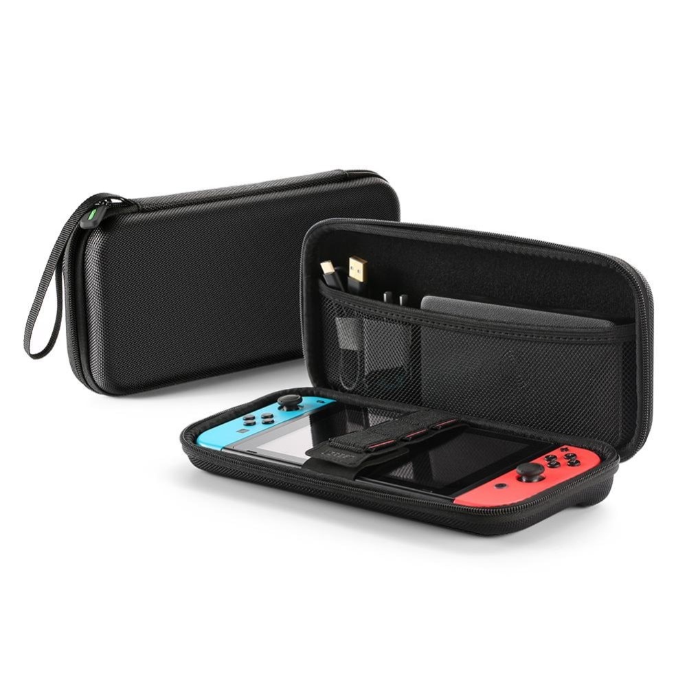 Kompakt Förvaringsväska för Nintendo Switch OLED svart