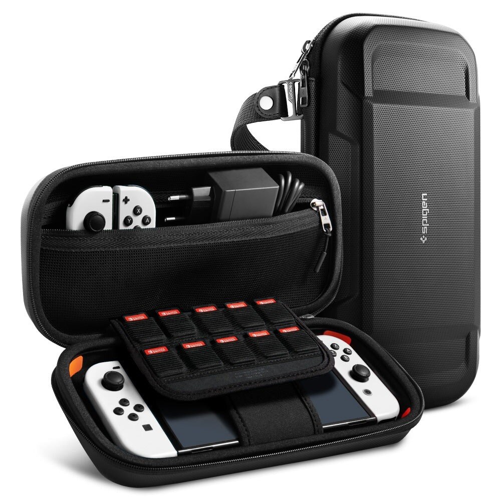 Nintendo Switch OLED Rugged Armor Pro Pouch Black