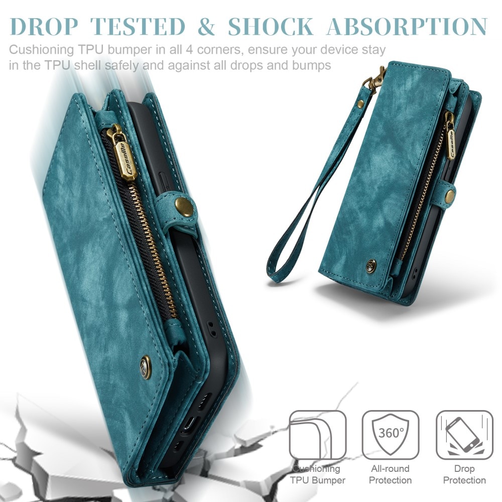 Multi-slot Plånboksfodral Apple iPhone Xr Blå