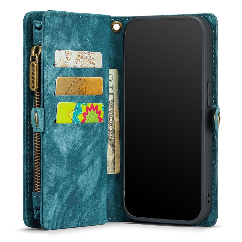 Multi-slot Plånboksfodral Apple iPhone Xr Blå