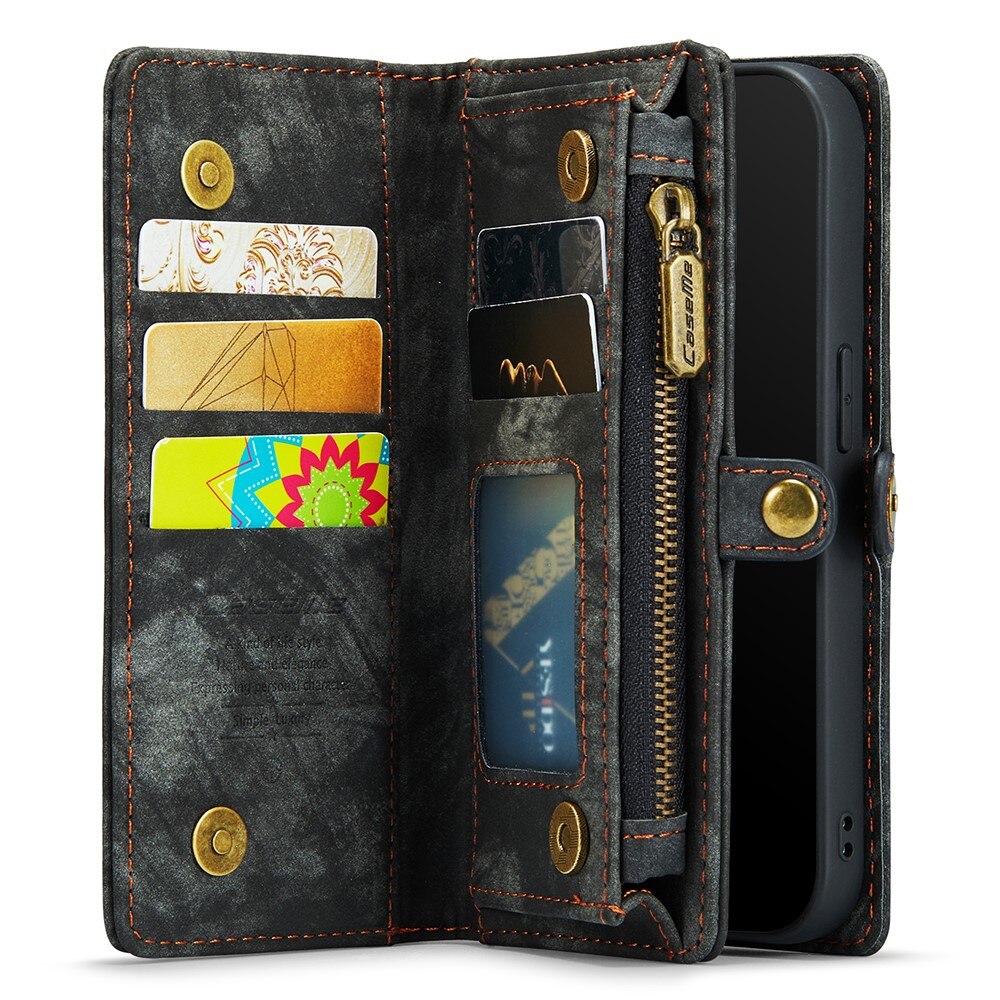 Multi-slot Plånboksfodral iPhone Xs Max Grå