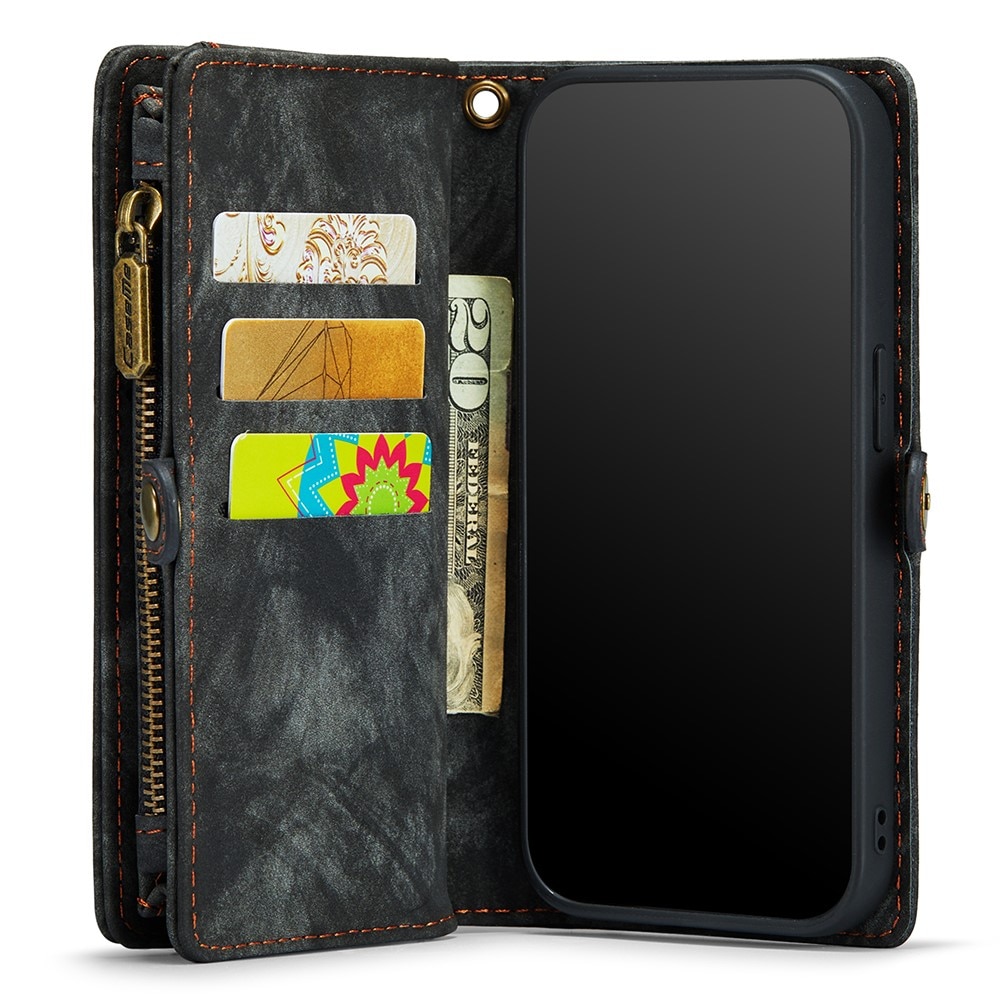Multi-slot Plånboksfodral iPhone XS Max grå