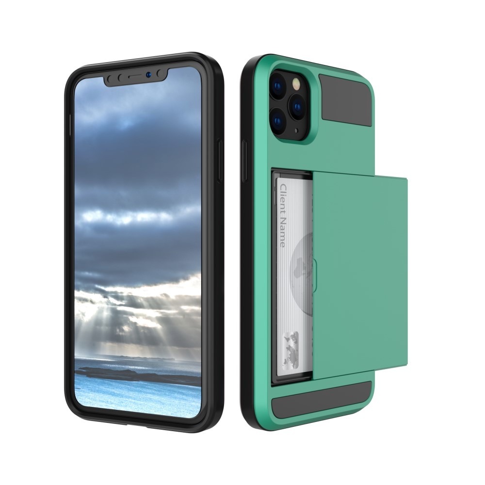 Skal Kortfack Apple iPhone 11 grön