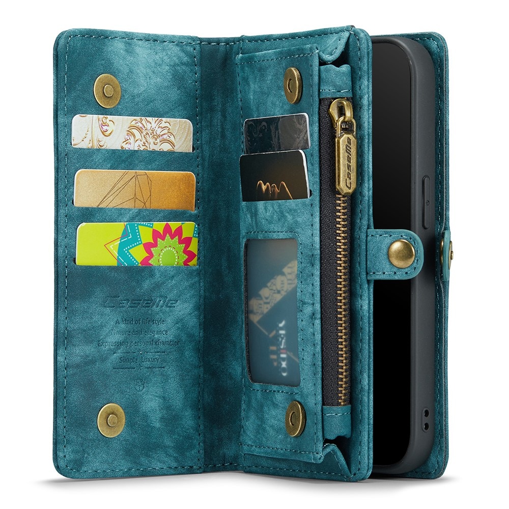 Multi-slot Plånboksfodral iPhone 11 blå