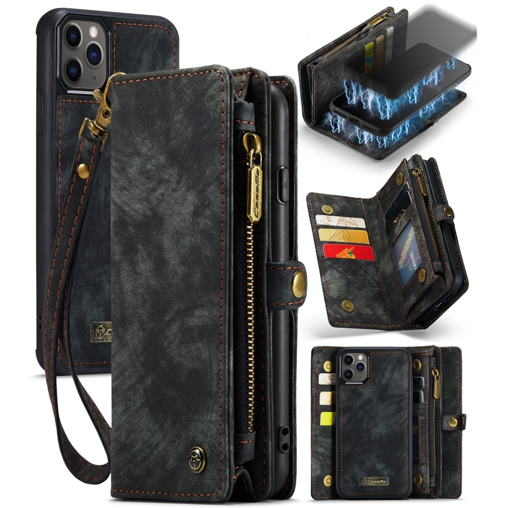Multi-slot Plånboksfodral iPhone 11 Pro Grå