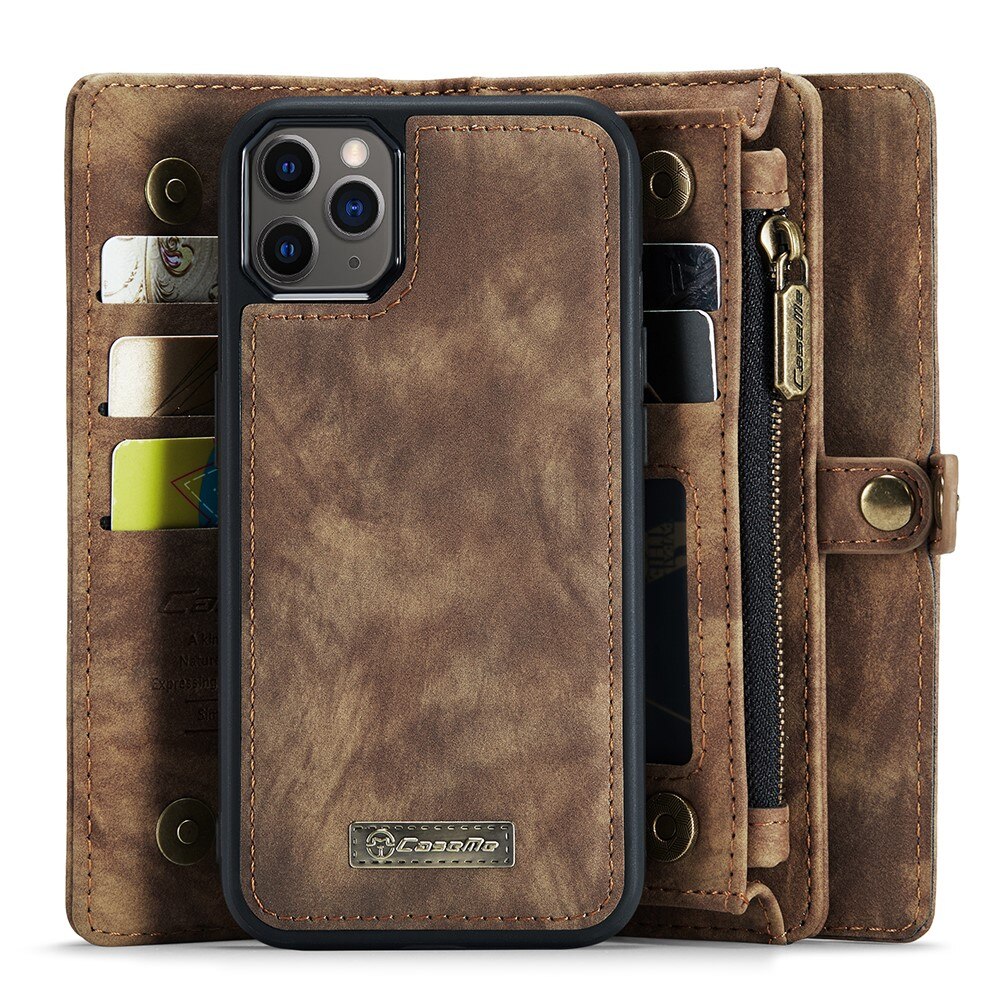 Multi-slot Plånboksfodral iPhone 11 Pro Brun