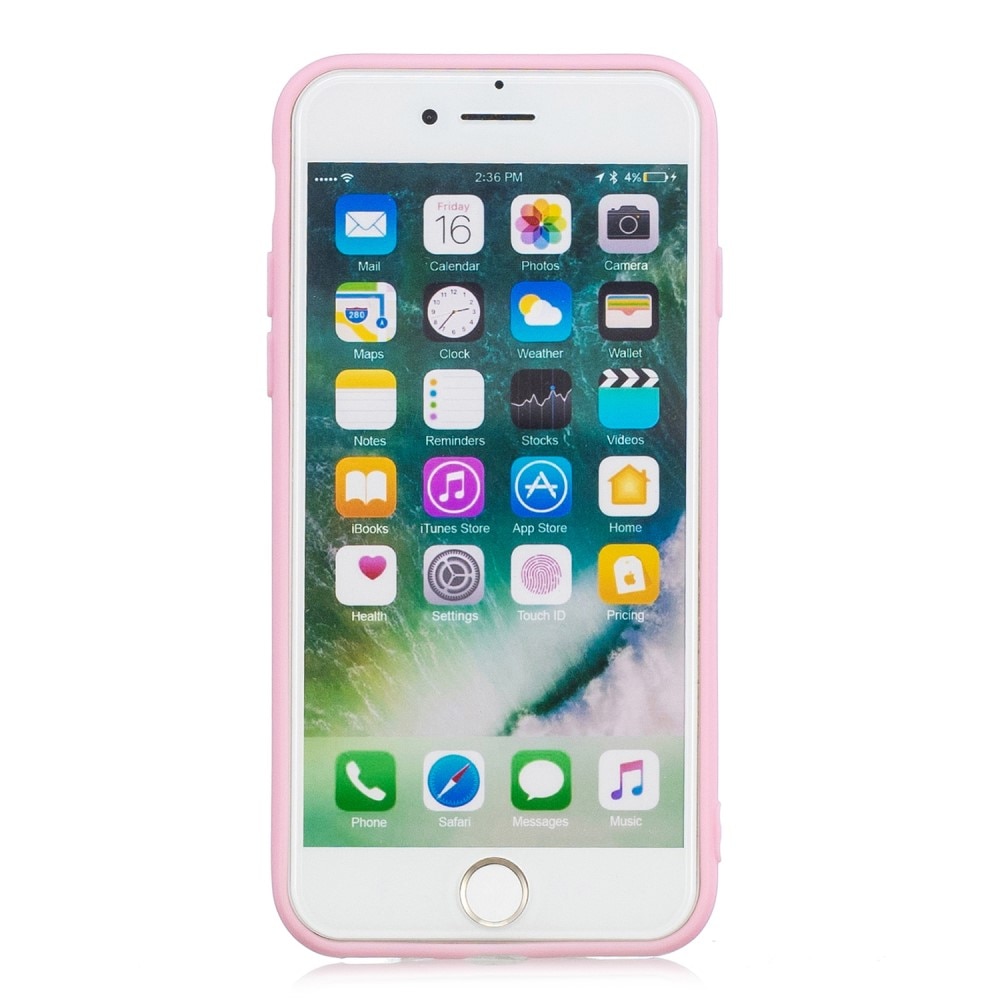 TPU Skal iPhone 8 rosa