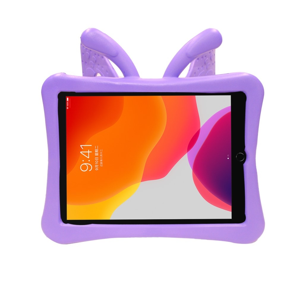 Barnskal fjäril iPad 10.2 7th Gen (2019) lila