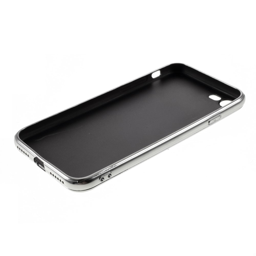 Glitterskal iPhone 7 silver