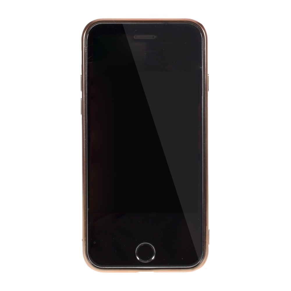 Glitterskal iPhone 8 roséguld