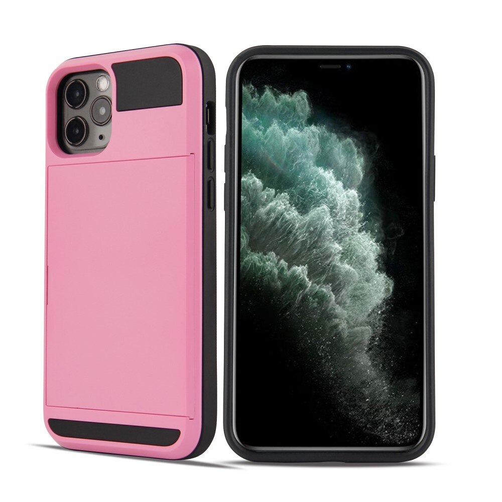 Skal Kortfack iPhone 12/12 Pro rosa