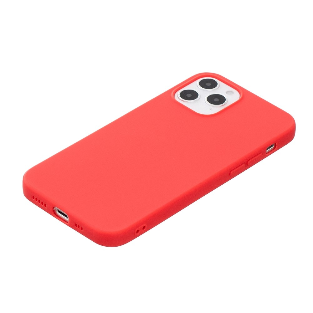 TPU Skal iPhone 12/iPhone 12 Pro Röd
