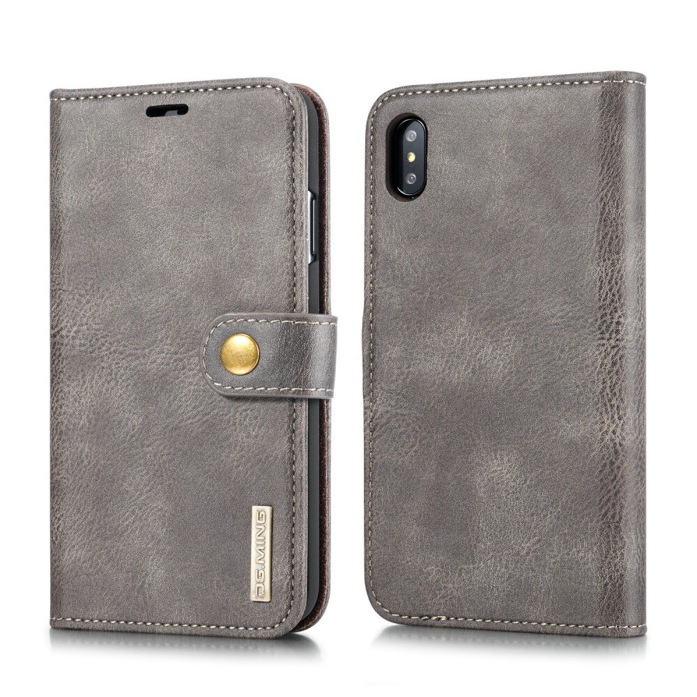 Magnet Wallet iPhone Xs Max Brown