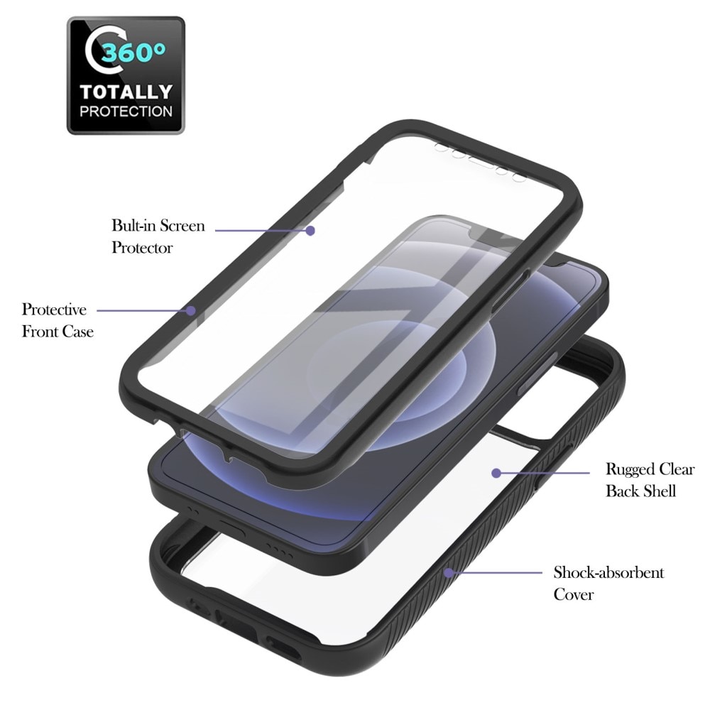 Full Protection Case iPhone 12 Mini Black