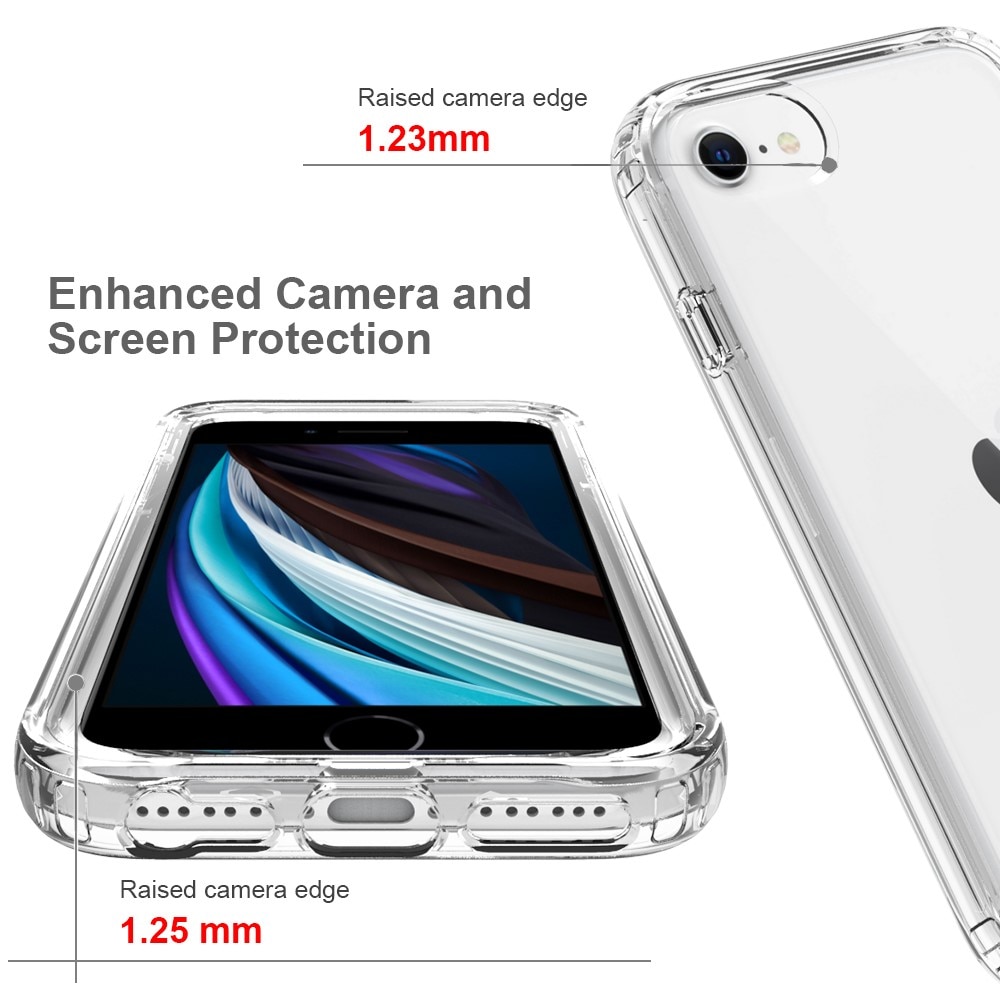 Full Cover Skal iPhone SE (2020) transparent