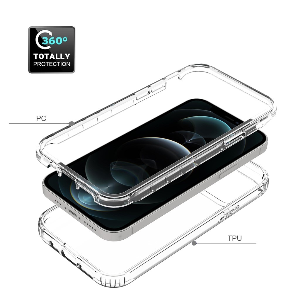 Full Cover Skal iPhone 12/12 Pro transparent