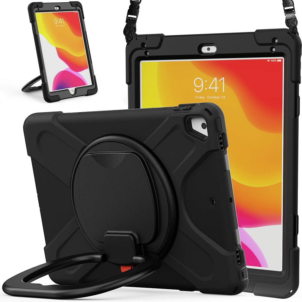 Kickstand Hybridsskal med axelrem iPad Air 2 9.7 (2014) svart