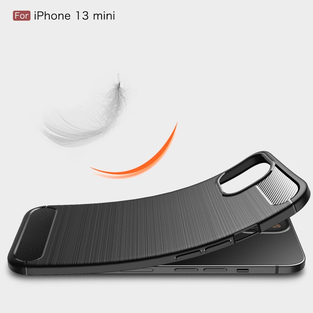 Apple iPhone 13 Mini Skal TPU Brushed Svart