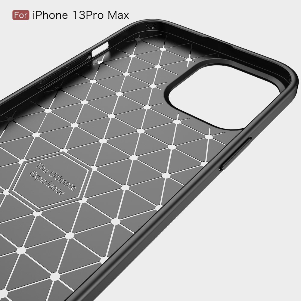 Apple iPhone 13 Pro Max Skal TPU Brushed Svart