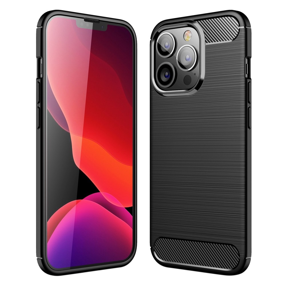 iPhone 13 Pro Skal TPU Brushed Svart