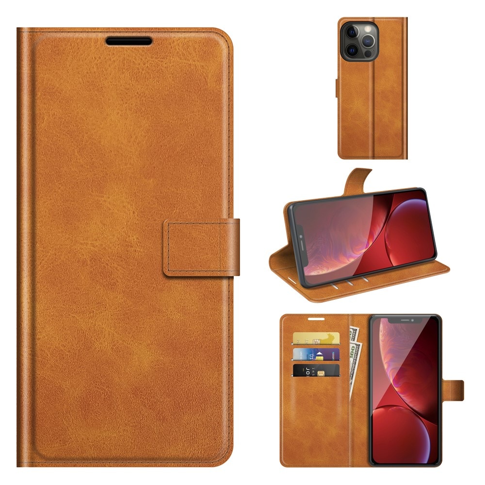 Leather Wallet iPhone 13 Pro Max Cognac