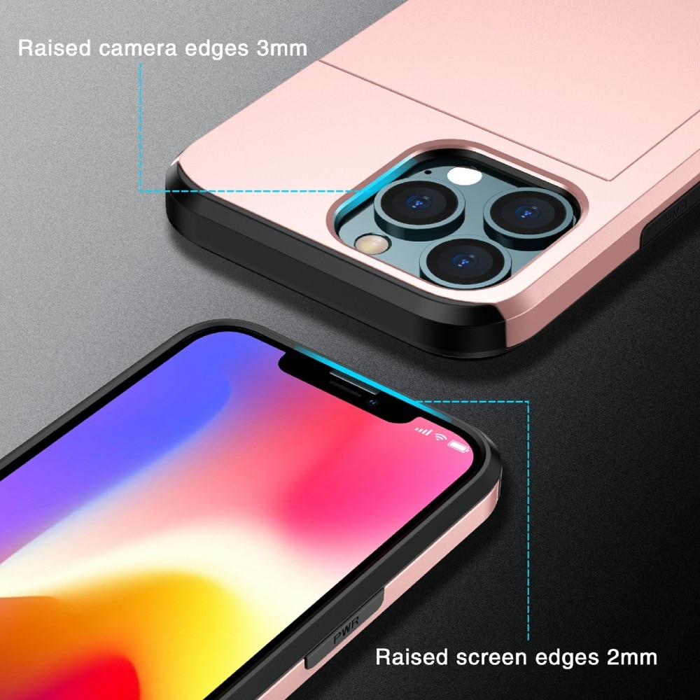 Skal Kortfack iPhone 13 Mini Rosa