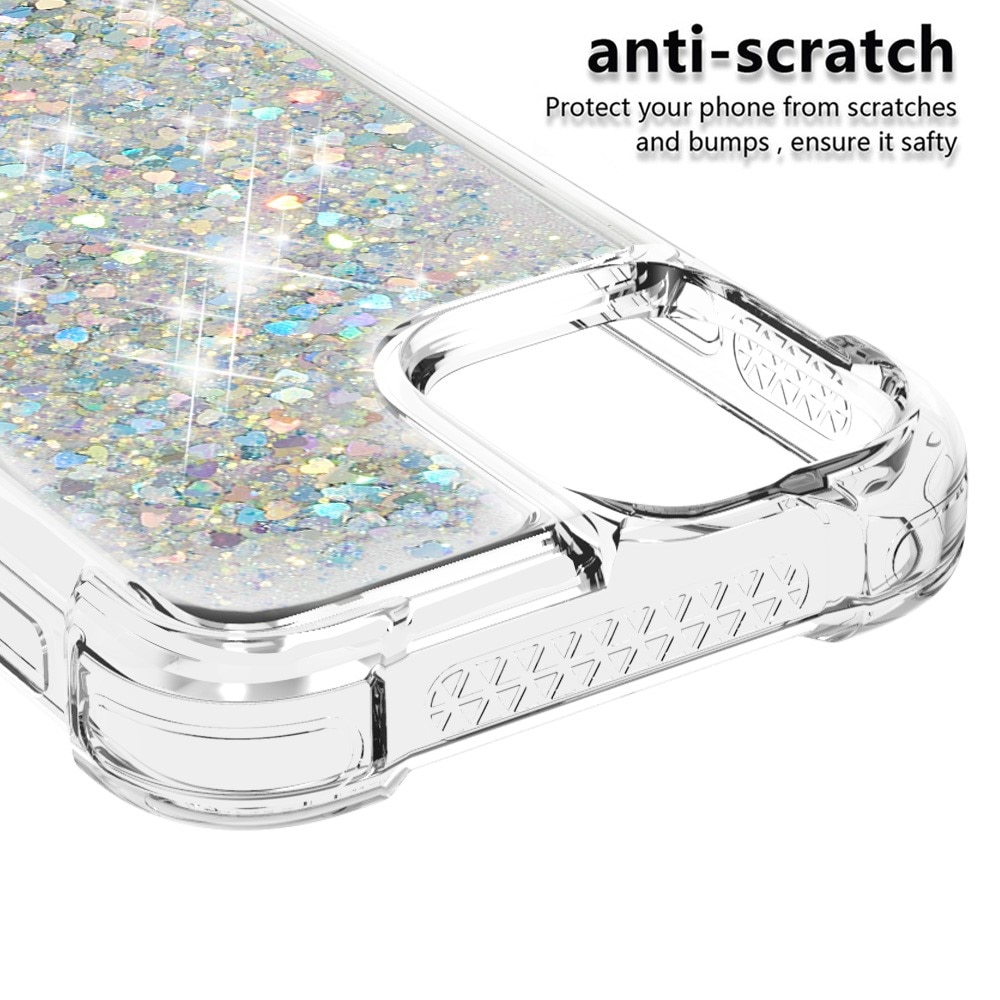 Glitter Powder TPU Case iPhone 13 Mini silver