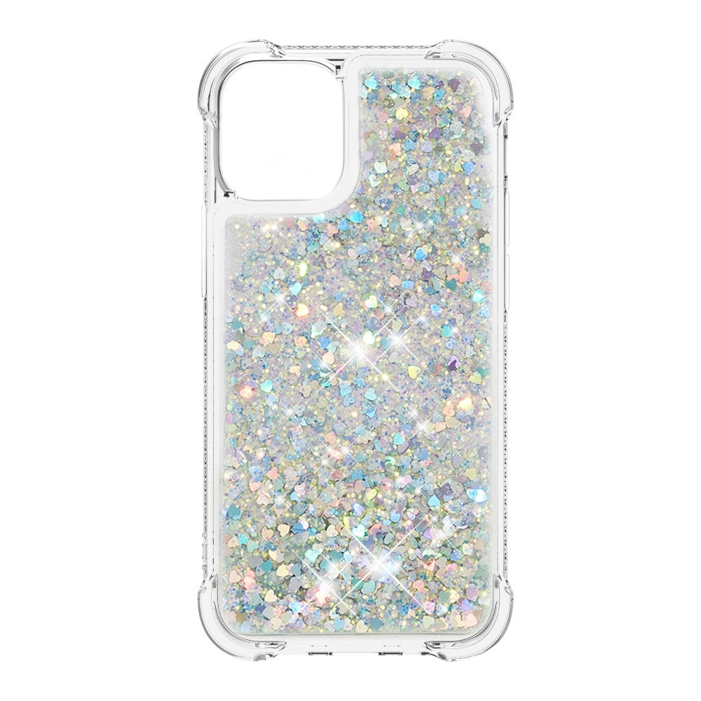 Glitter Powder TPU Case iPhone 13 silver