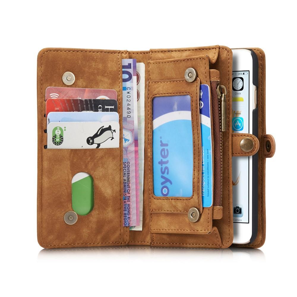 Multi-slot Plånboksfodral iPhone 6/6S brun
