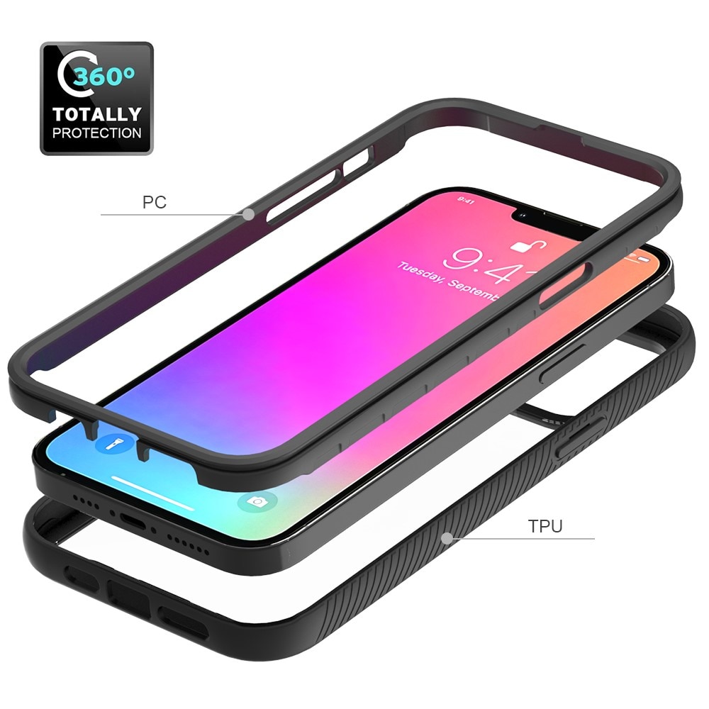 Full Cover Skal Apple iPhone 13 Pro Max Svart