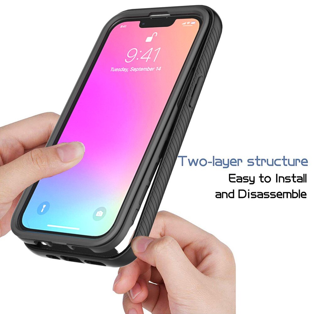 Full Cover Skal Apple iPhone 13 Pro Svart