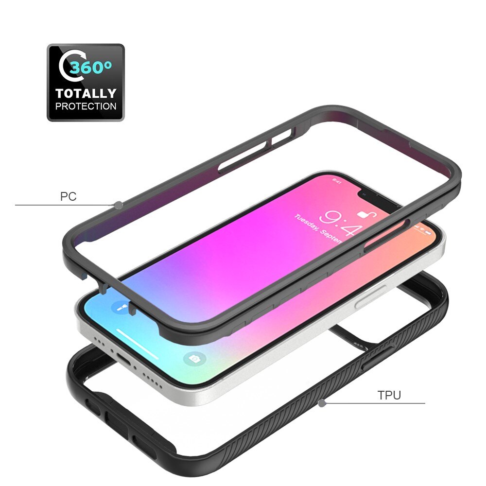 Full Cover Skal Apple iPhone 13 Pro Svart