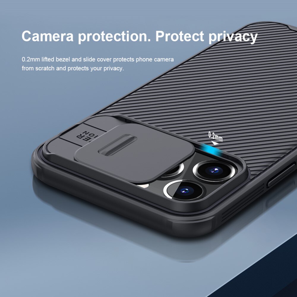 CamShield Skal iPhone 13 Pro Max Svart