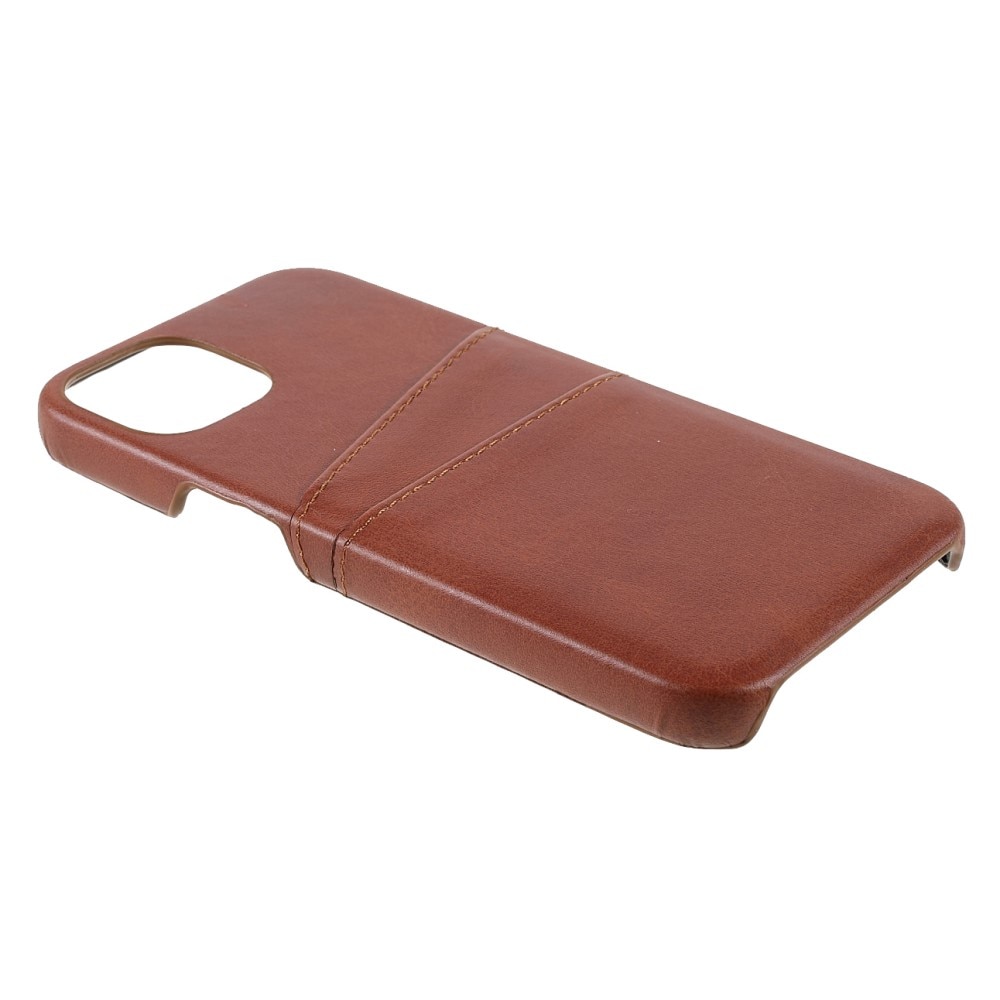 Card Slots Case Apple iPhone 13 brun