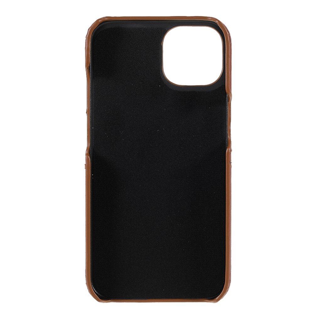 Card Slots Case Apple iPhone 13 Mini brun