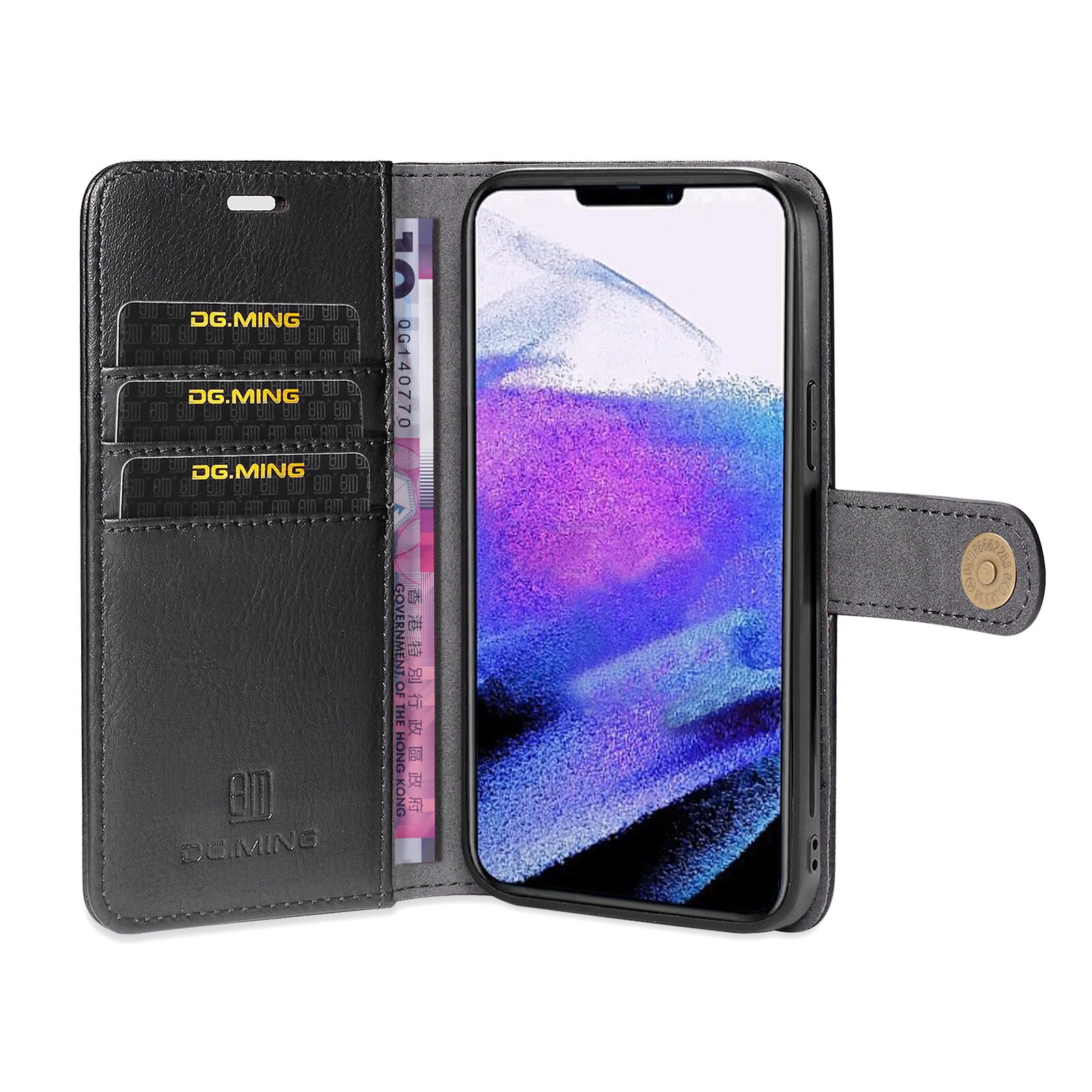 Magnet Wallet iPhone 13 Pro Black