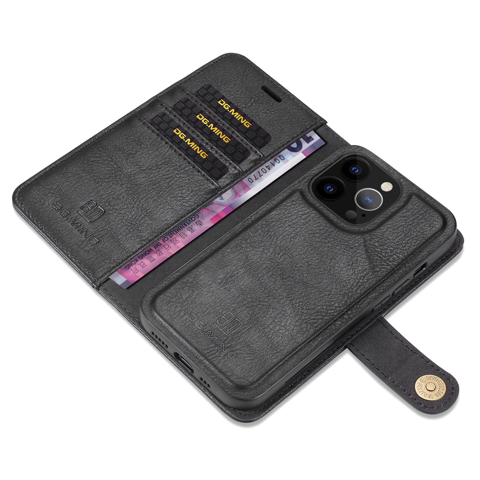 Magnet Wallet iPhone 13 Pro Black