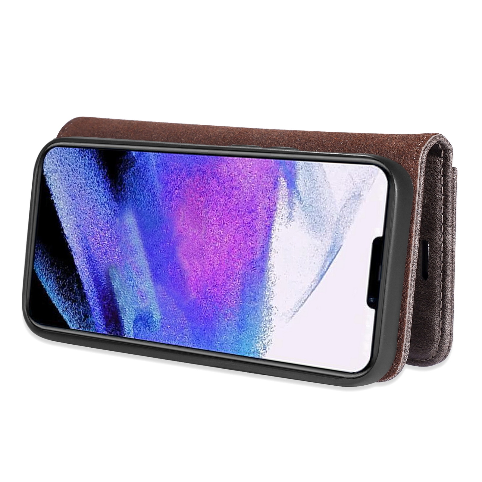 Magnet Wallet iPhone 13 Pro Brown