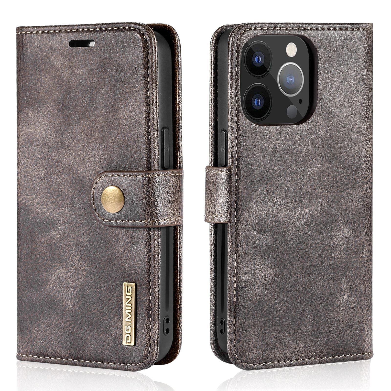 Magnet Wallet iPhone 13 Pro Max Brown