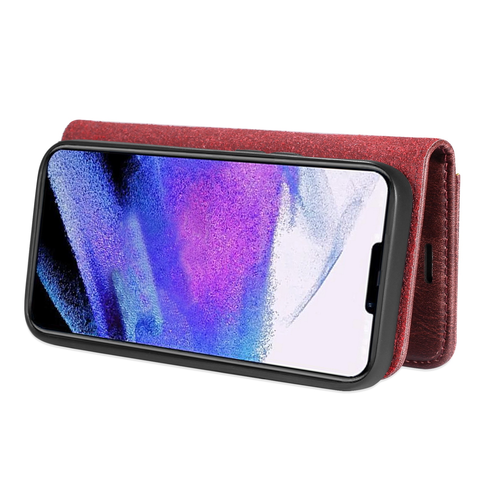 Magnet Wallet iPhone 13 Pro Max Röd
